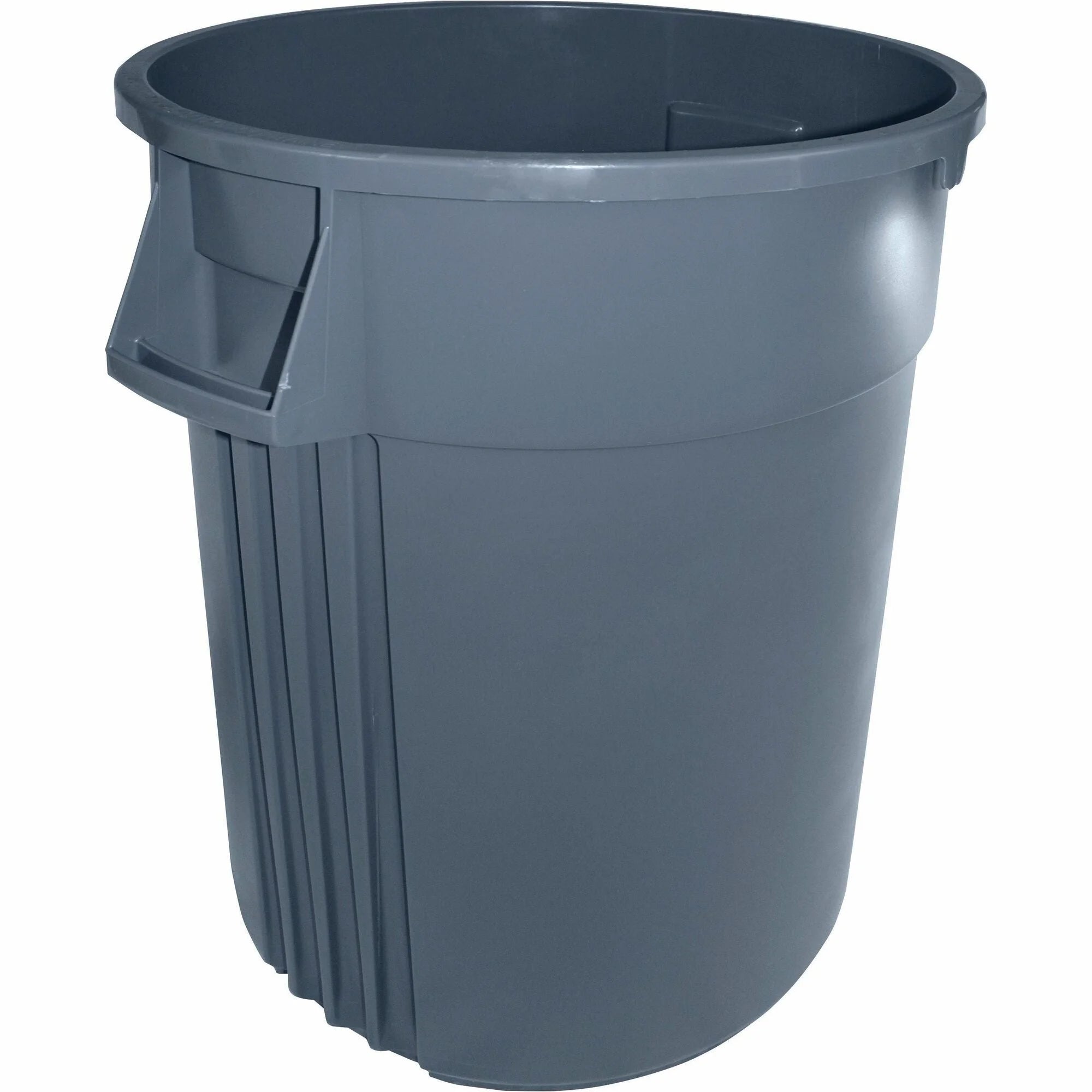 Genuine Joe Gator 55-Gallon Container: Impact-Resistant Crush-Resistant Long-Lasting - Waste Containers & Lids