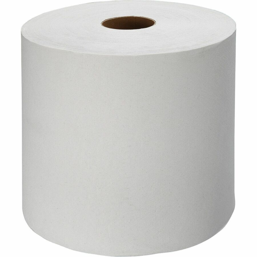 Genuine Joe Hardwound Roll Paper Towels - Left