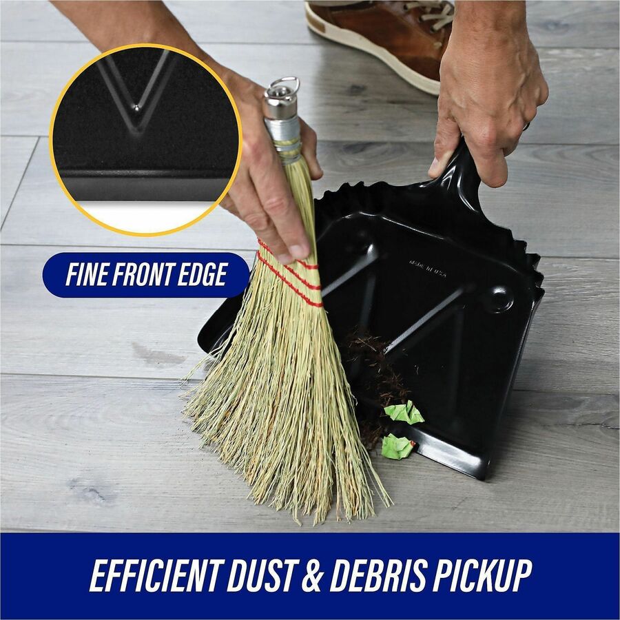 Genuine Joe Heavy-duty Metal Dustpan - Alternate-Image2