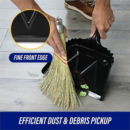 Genuine Joe Heavy-duty Metal Dustpan - Alternate-Image2