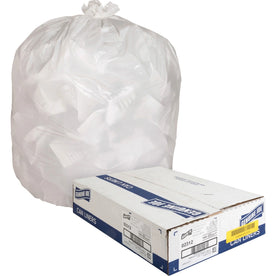 Genuine Joe Heavy-Duty Tall Kitchen Trash Bags - 13 gal Capacity - & Liners