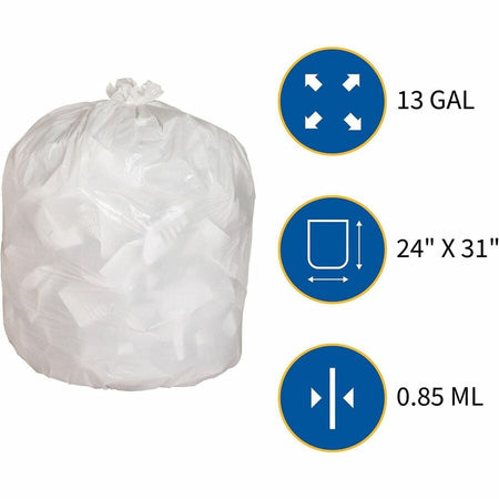 Genuine Joe Heavy-Duty Tall Kitchen Trash Bags - Alternate-Image2