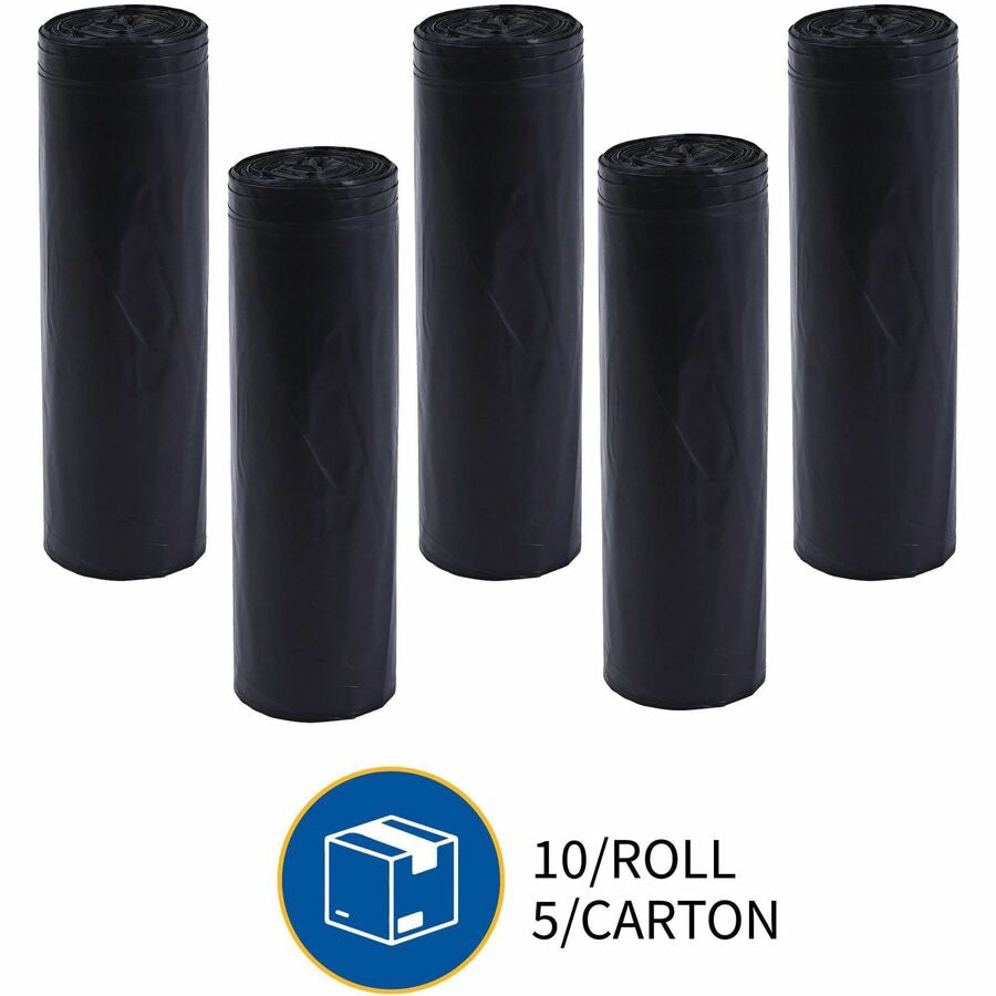 Genuine Joe Heavy-Duty Trash Can Liners - Alternate-Image2
