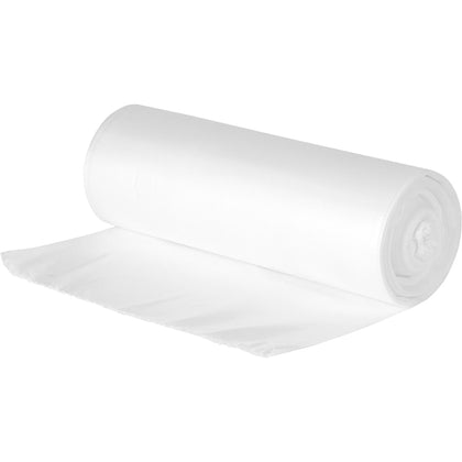 Genuine Joe Heavy-duty Trash Can Liners - 60 gal Capacity - Clear - 50 / Carton - Waste Containers & Lids
