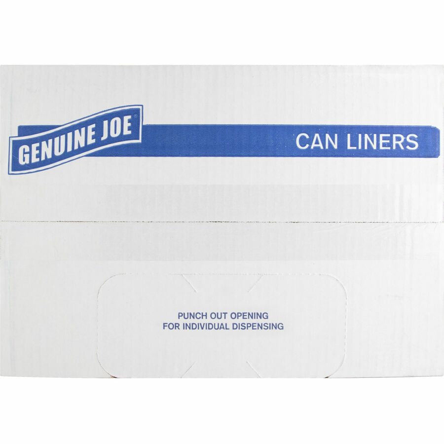 Genuine Joe Heavy-Duty Trash Can Liners - Top