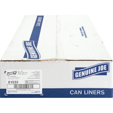 Genuine Joe Heavy-Duty Trash Can Liners - Left
