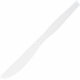 Genuine Joe Heavyweight Disposable Knives - Pack of 1000 White - Cutlery