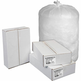 Genuine Joe High-Density Can Liners - 30 gal - 36’’x30’’ - 0.43 mil - 500/Carton - Trash Bags &