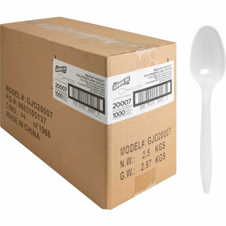 Genuine Joe Individually Wrapped Spoon - 2000