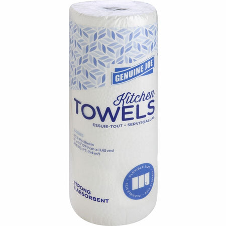 Genuine Joe Kitchen Roll Flexible Size Towels - Left