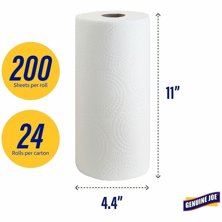 Genuine Joe Kitchen Roll Flexible Size Towels - Alternate-Image9