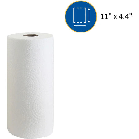 Genuine Joe Kitchen Roll Towels - 2 Ply Flexible Size - White 24/Carton - Paper