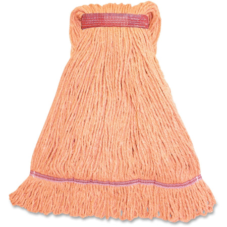 Genuine Joe Large Mophead - Rayon & Cotton Blend - 1 Each - Mops Refills