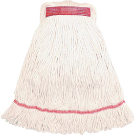 Genuine Joe Large Mophead - Rayon & Cotton Blend - 1 Each - Mops Refills