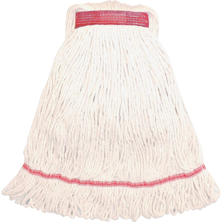 Genuine Joe Large Mophead - Rayon & Cotton Blend - 1 Each - Mops Refills