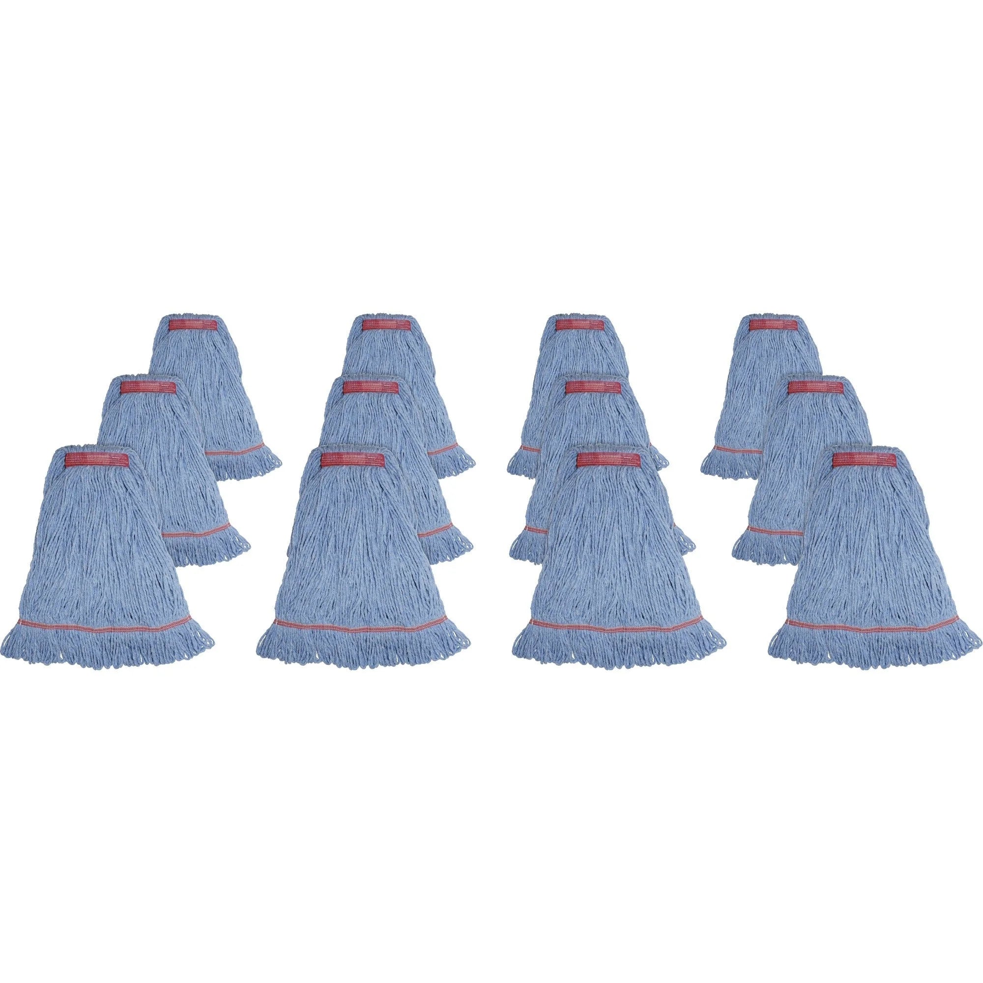 Genuine Joe Large Mophead - Rayon & Cotton Blend - 12/ Carton - Mops Refills