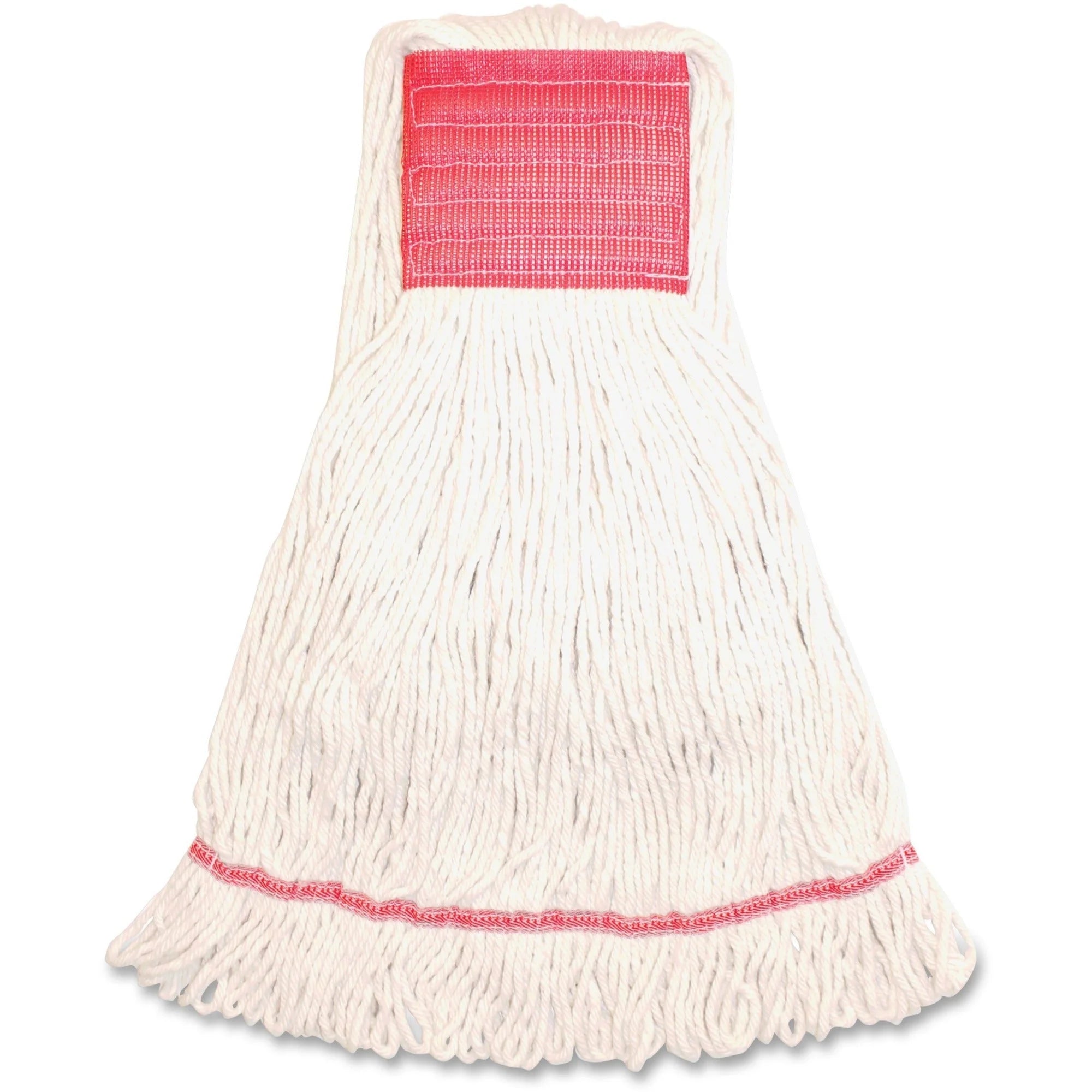 Genuine Joe Large Mophead - Rayon Cotton Synthetic Fiber - Mops & Refills