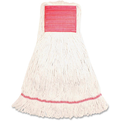 Genuine Joe Large Mophead - Rayon Cotton Synthetic Fiber - Mops & Refills