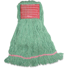 Genuine Joe Large Synthetic Blend Mophead - Rayon & Cotton Fiber - Mops Refills