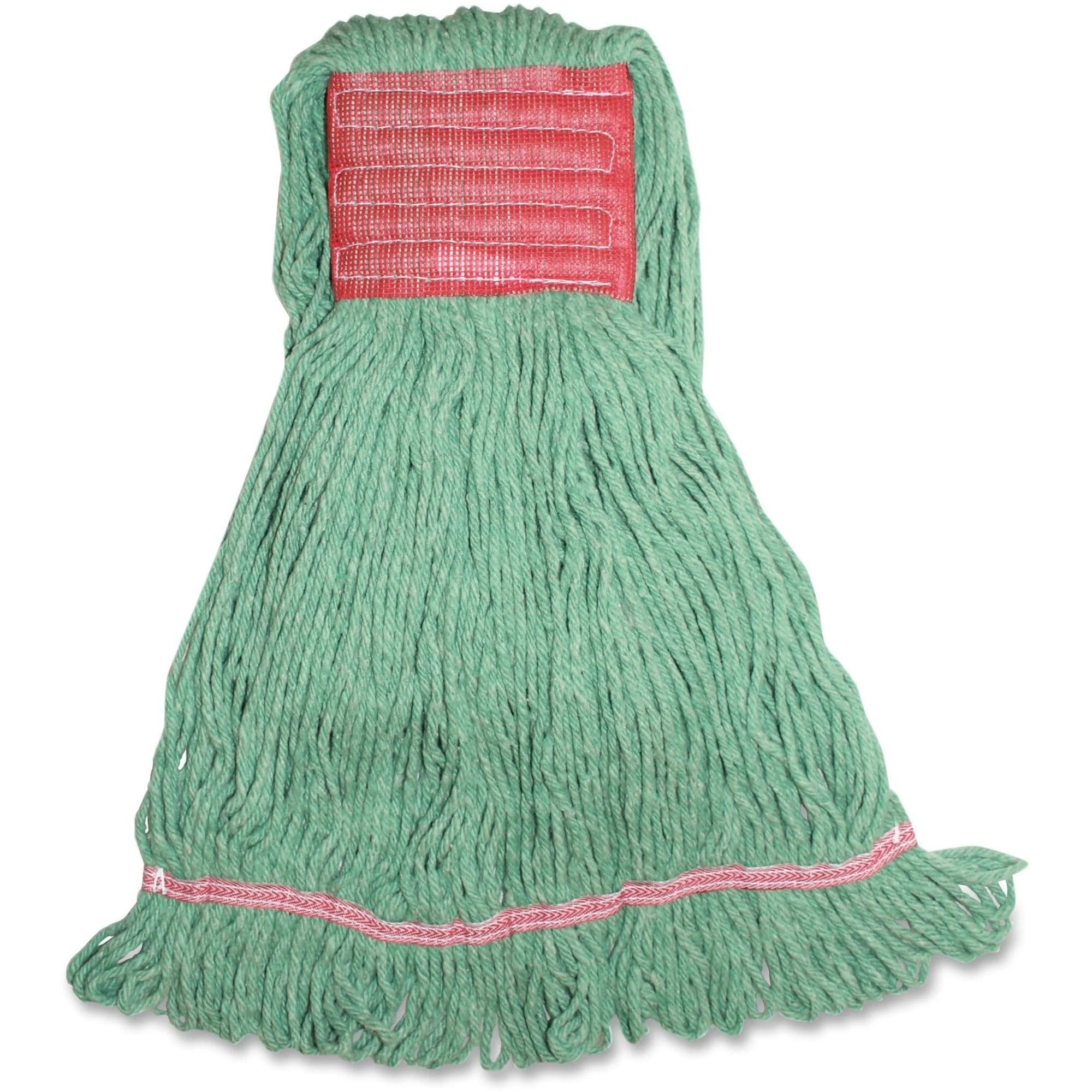 Genuine Joe Large Synthetic Blend Mophead - Rayon & Cotton Fiber - Mops Refills