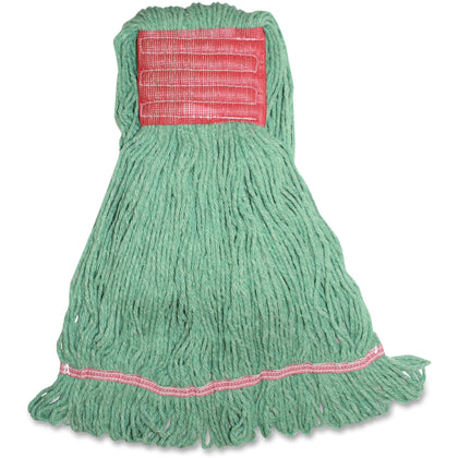 Genuine Joe Large Synthetic Blend Mophead - Rayon & Cotton Fiber - Mops Refills