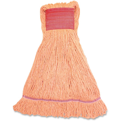 Genuine Joe Large Synthetic Blend Mophead - Rayon & Cotton - Mops Refills