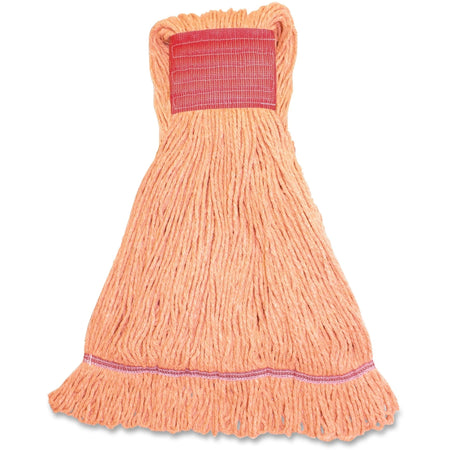 Genuine Joe Large Synthetic Blend Mophead - Rayon & Cotton - Mops Refills