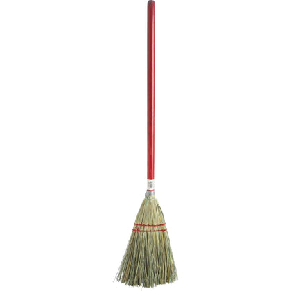 Genuine Joe Lobby Broom - 24’’ Wood Handle - Natural - 1 Each - Brooms & Sweepers
