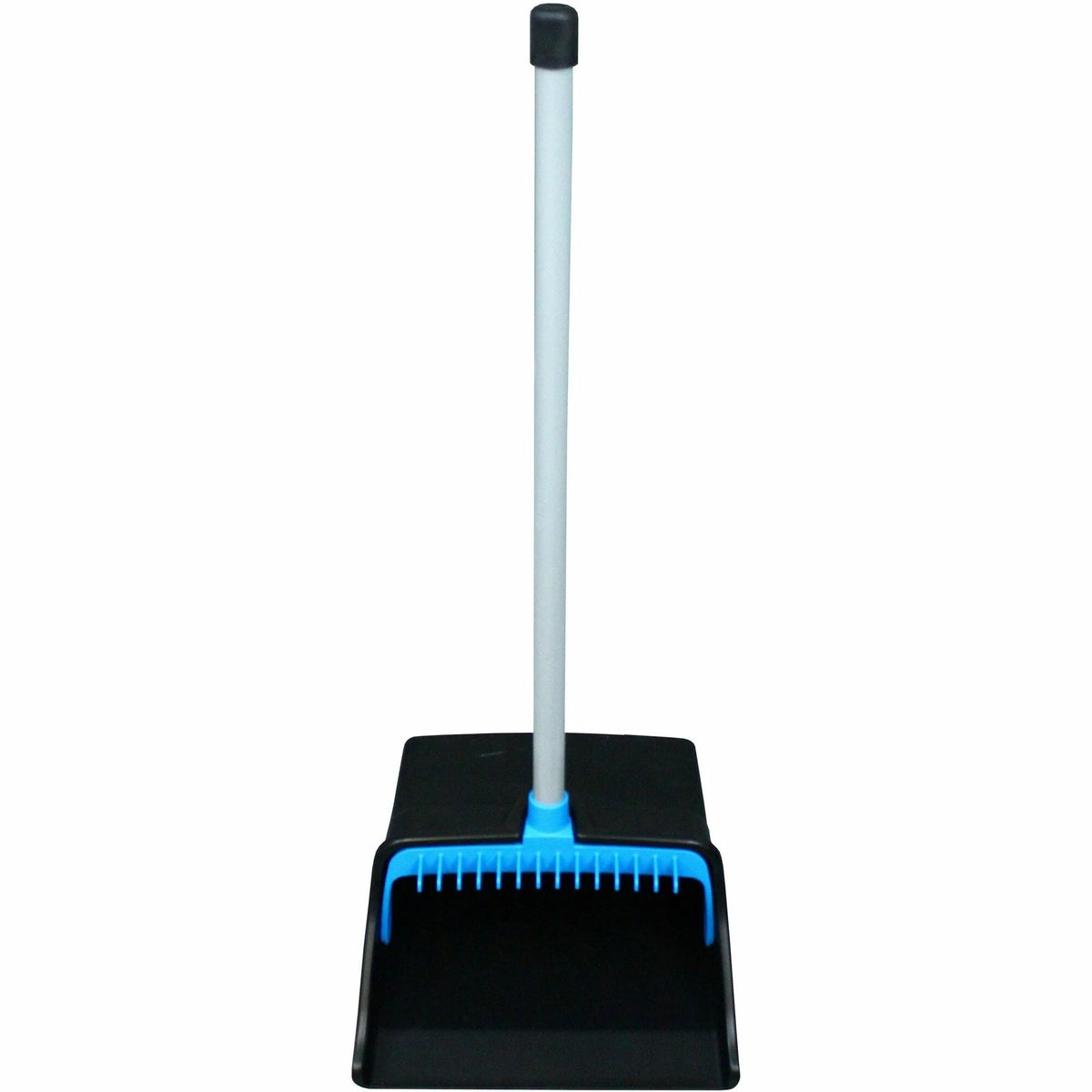 Genuine Joe Lobby Dust Pan - 11.50’’ Wide - PVC Handle - Blue & Black - Pans