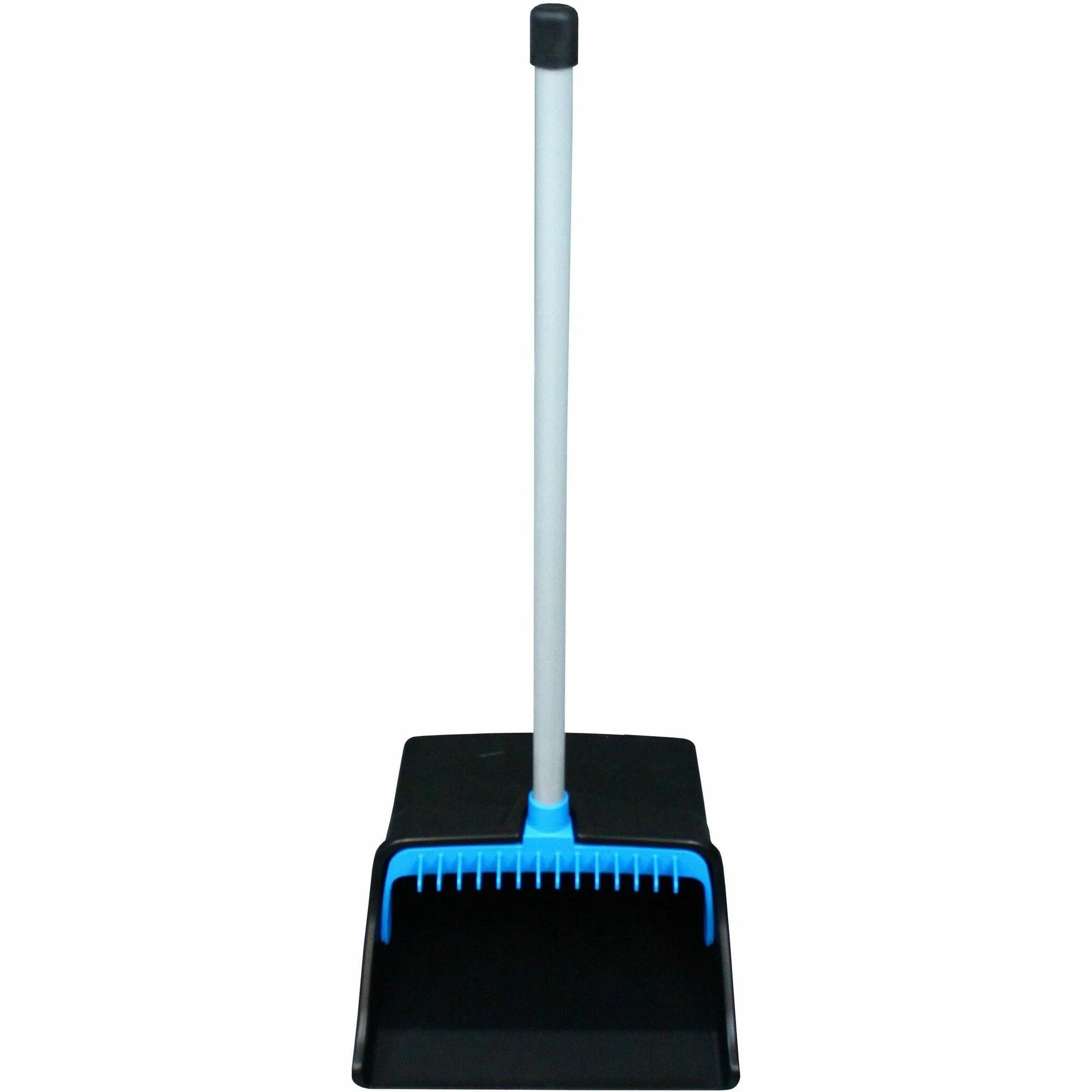 Genuine Joe Lobby Dust Pan - 11.50’’ Wide - PVC Handle - Blue & Black - Pans