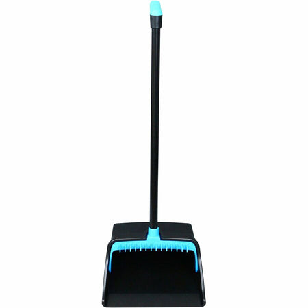 Genuine Joe Lobby Dust Pan Combo Kit - Blue Black - 1 Each - Pans