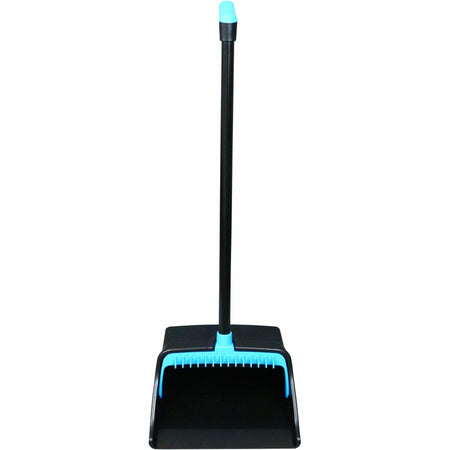 Genuine Joe Lobby Dust Pan Combo Kit - Blue Black - 1 Each - Pans