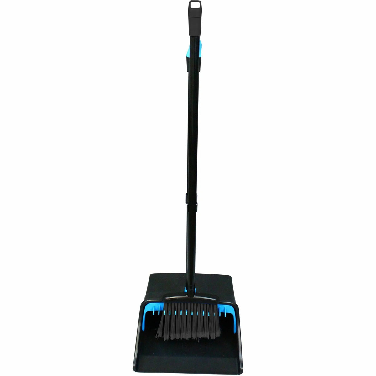 Genuine Joe Lobby Dust Pan Combo Kit - Blue Black - 1 Each - Pans