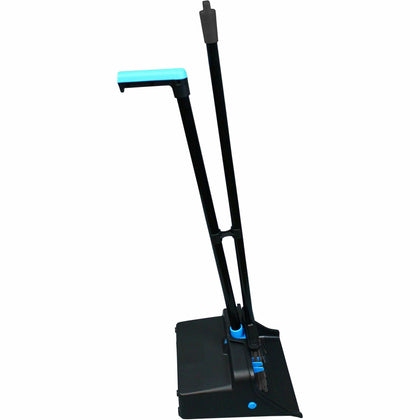 Genuine Joe Lobby Dust Pan Combo Kit - Blue Black - 1 Each - Pans