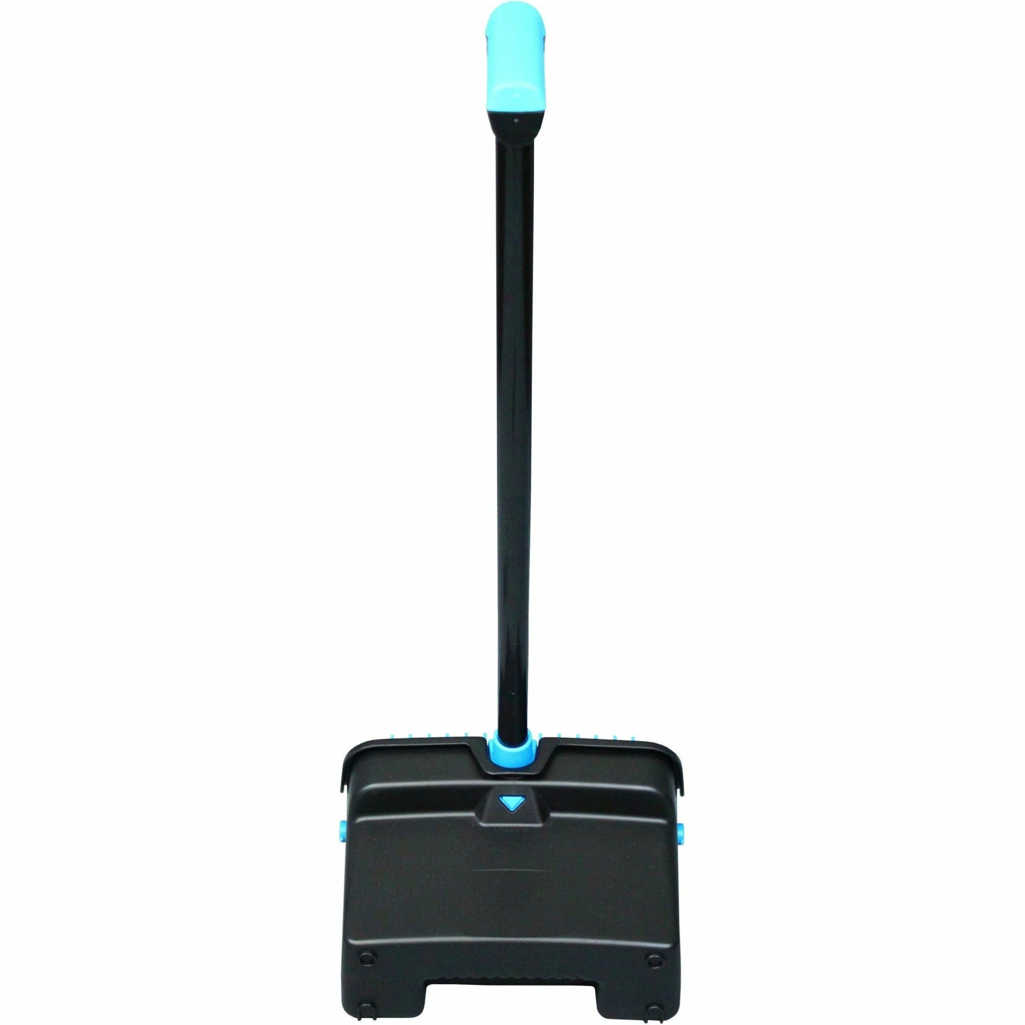 Genuine Joe Lobby Dust Pan Combo Kit - Blue Black - 1 Each - Pans