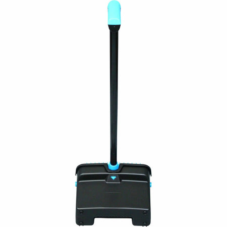 Genuine Joe Lobby Dust Pan Combo Kit - Blue Black - 1 Each - Pans