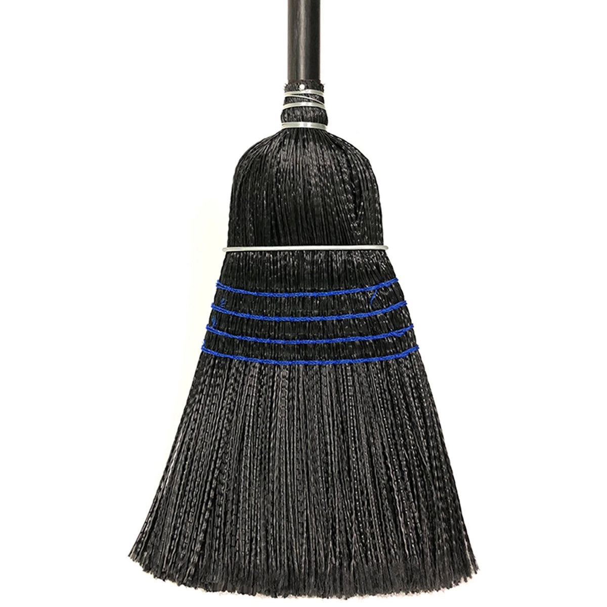 Genuine Joe Lobby-Style Broom: 39’’ Length Black Gloss Wood Handle - Brooms & Sweepers