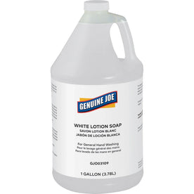 Genuine Joe Lotion Soap: 1 gal Grease Grime Dirt Ink Oil Carbon Remover - Hand Soaps/Cleaners
