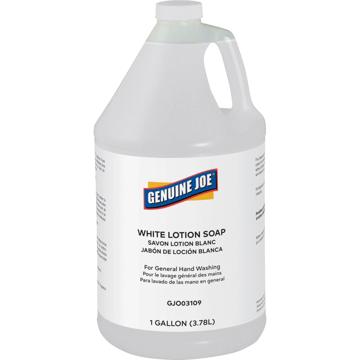 Genuine Joe Lotion Soap: 1 gal Grease Grime Dirt Ink Oil Carbon Remover - Hand Soaps/Cleaners