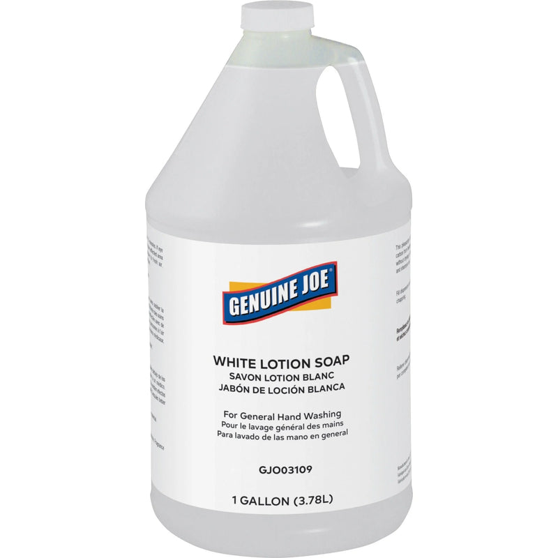 Genuine Joe Lotion Soap: 1 gal Grease Grime Dirt Ink Oil Carbon Remover - Hand Soaps/Cleaners