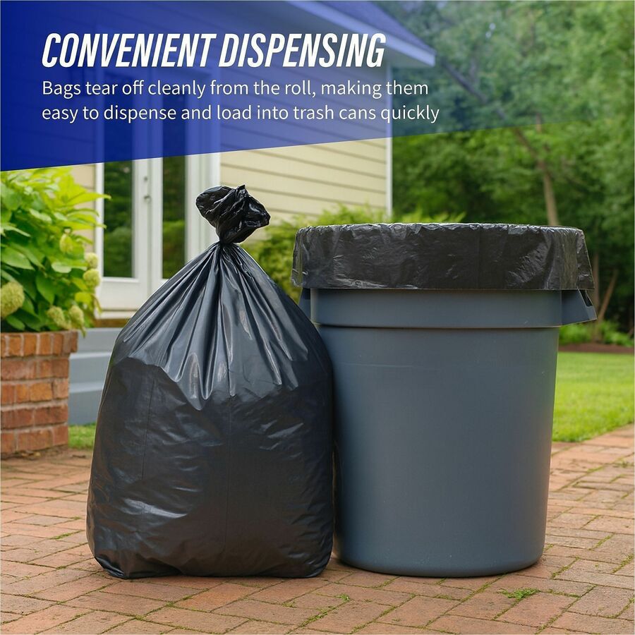 Genuine Joe Maximum Strength Trash Can Liner - Alternate-Image5