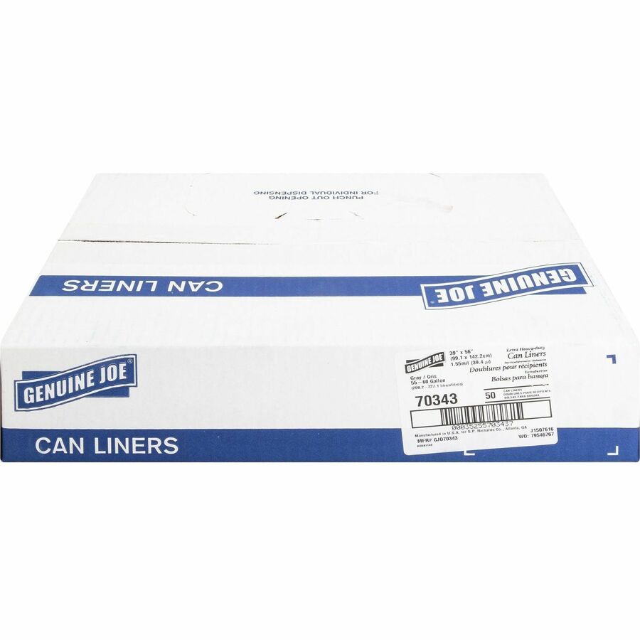 Genuine Joe Maximum Strength Trash Can Liner - Front