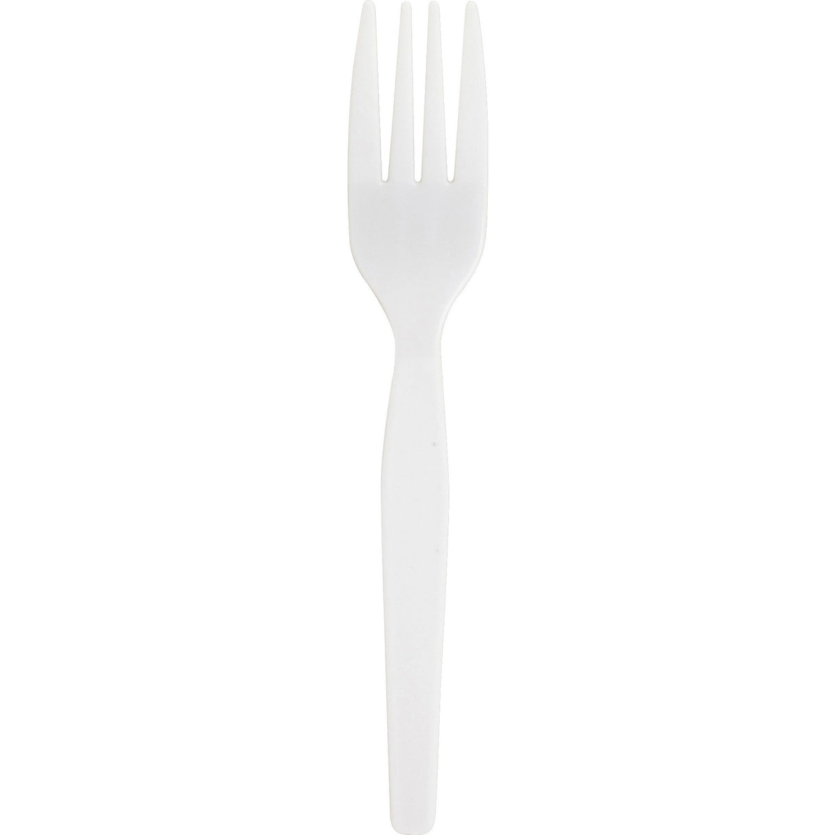 Genuine Joe Medium-Heavyweight Plastic Forks - 2000