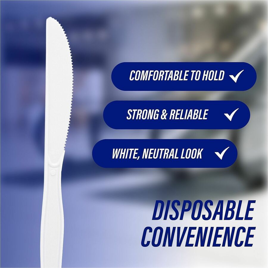 Genuine Joe Medium-Heavyweight Plastic Knives - Alternate-Image4