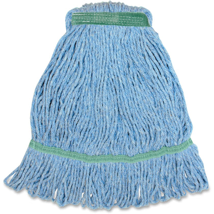 Genuine Joe Medium Mophead - Rayon & Cotton Blend - 1 Each - Mops Refills
