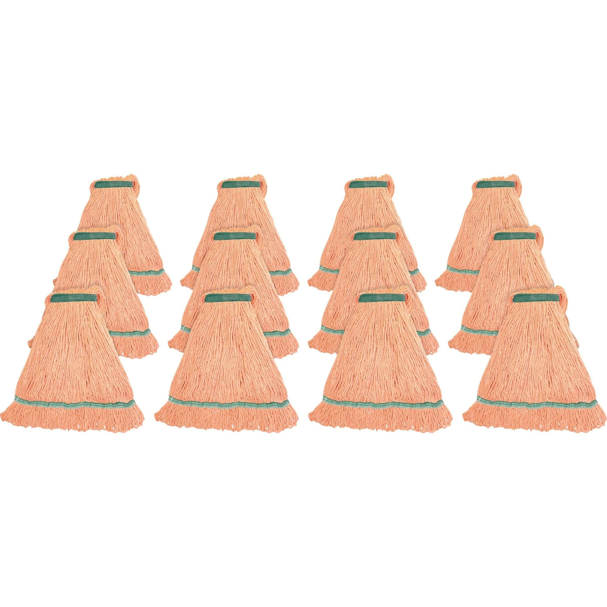 Genuine Joe Medium Mophead - Rayon & Cotton Blend - 12/ Carton - Mops Refills
