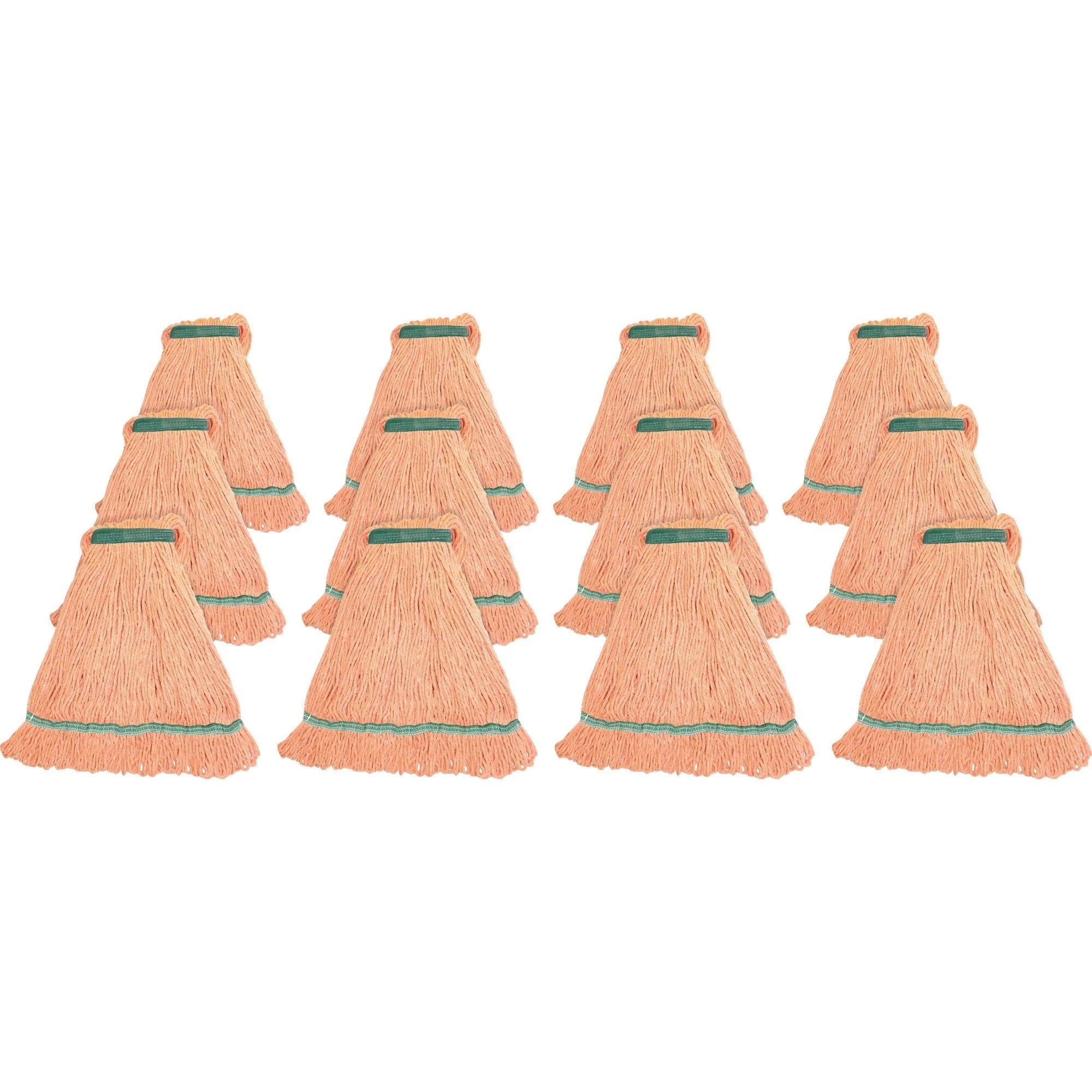 Genuine Joe Medium Mophead - Rayon & Cotton Blend - 12/ Carton - Mops Refills