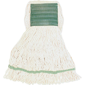 Genuine Joe Medium Mophead: Synthetic Blend - Rayon & Cotton - 1 Each - Mops Refills