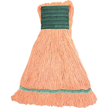 Genuine Joe Medium Mophead: Synthetic Blend - Rayon & Cotton - 1 Each - Mops Refills