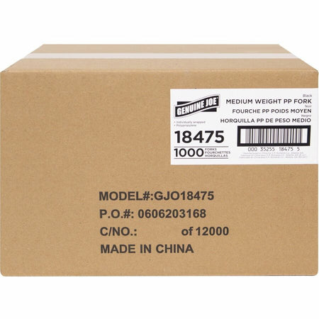 Genuine Joe Medium-weight Individually Wrapped Forks - Front